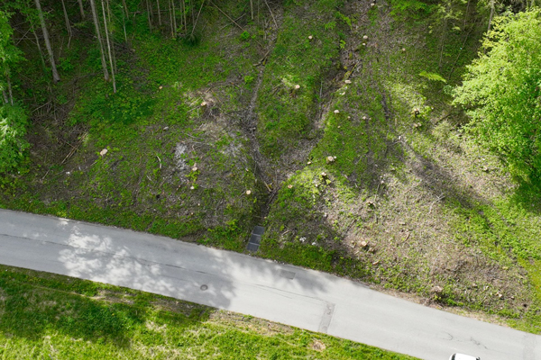 Die Runse des Reischlklammbachs in Karlstein.