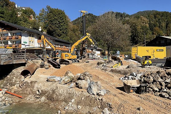Vorbereitung für den Verbau