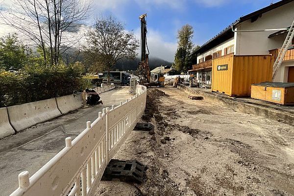 Vorbereitung für den Verbau