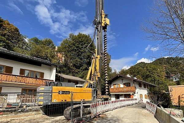 Vorbereitung für den Verbau