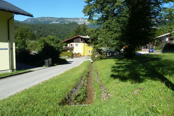 Schussrinne des Maiswandgraben in Winkl. Schussrinne des Maiswandgraben in Winkl.
