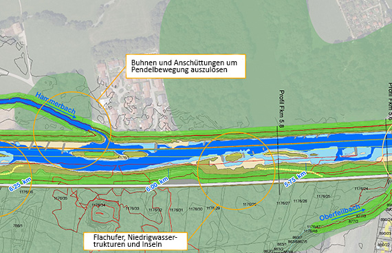 Ausschnit eines Lageplans als Beispiel